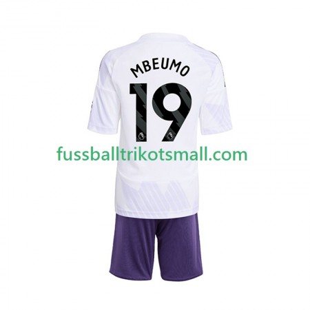 Fußballtrikots Manchester United Bryan Mbeumo 19 Kinder 2025-2026 Kurzarm Auswärts-trikot kaufen